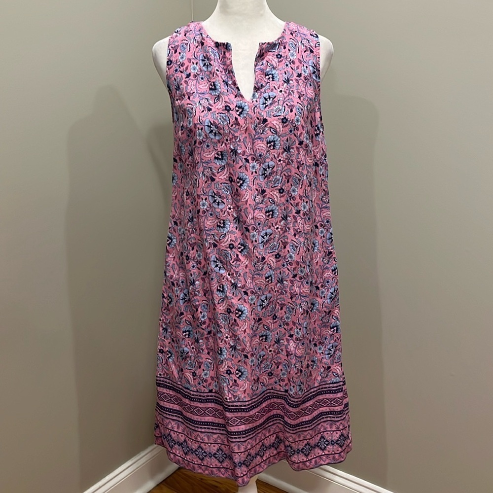 J. Jill Linen Sleeveless Linen Dress